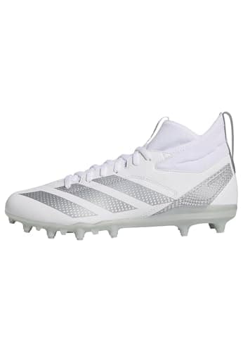 Adidas Unisex-Adult Adizero Impact, White/Silver Metallic/White, 8.5