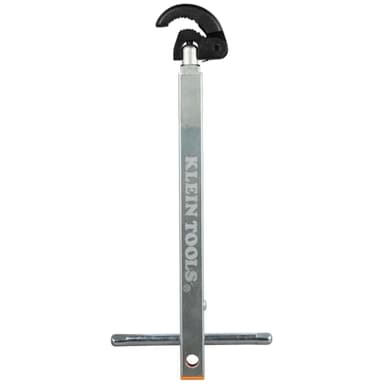 Klein Tools 68232 Telescoping Basin Wrench, Adjustable 10-17-Inch Plumbing Wrench with 1-1/4-Inch Jaw Capacity, Ideal for Hard to Reach Spaces