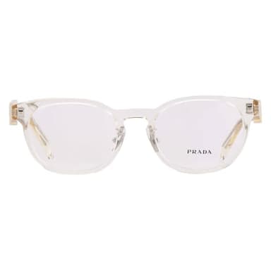 Grey Prada Rectangular Eyeglasses