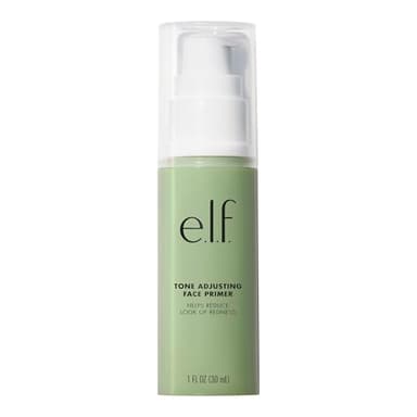 e.l.f. Tone Adjusting Face Primer, Makeup Primer For Neutralizing Uneven Skin Tones & Redness, Grips Makeup To Last, Vegan & Cruelty-free, Large