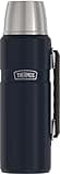 THERMOS Stainless King Vacuum-Insulated Beverage Bottle, 68 Ounce, Midnight Blue
