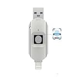 for iPhone USB3.0 Encrypted Drive Drive External Storage Fingerprint Encryption USB Flash Drive for iPhone/iPad/Mac/PC USB3.0 Flash Drive 128GB