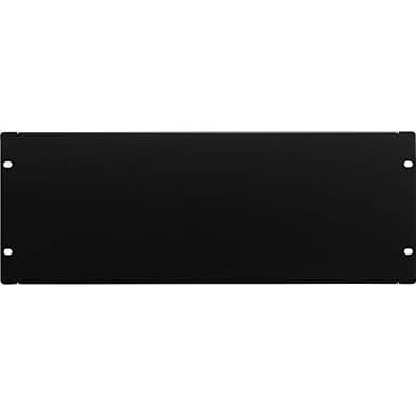 Navepoint 4U Blank Rack Mount Panel Spacer for 19-Inch Server Network Rack Enclosure Or Cabinet Black