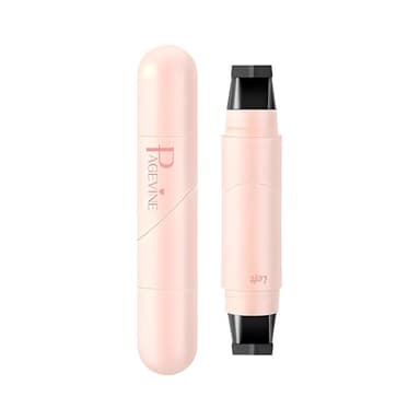 PAGE VINE Winged Eyeliner Stamp Pen Dual Head Rotating Design, Quick-Dry, Long-Lasting, Smudge-Proof for Easy Cat Eye (1#/Black)