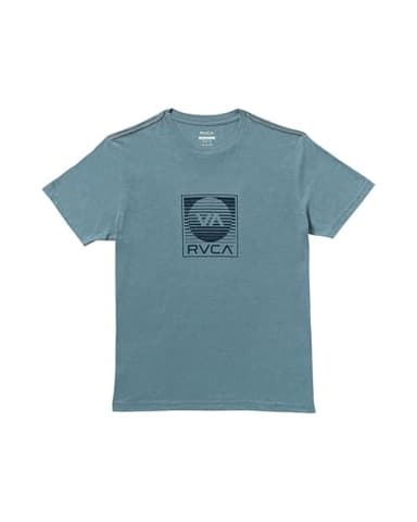 RVCA Men's BLINDER SS Short Sleeve TEE,Vintage Navy,Medium
