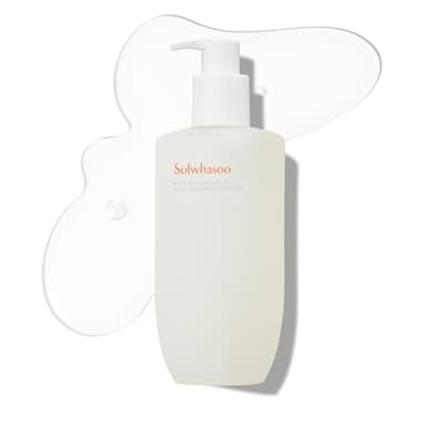 Sulwhasoo Gentle Cleansing Oil Jumbo –Daily Oil Cleanser w/Korean Herbal Ingredients for Face | Removes Waterproof Makeup & SPF, Softens & Nourishes Skin | Hydrating Double Cleansing, Korean Skincare