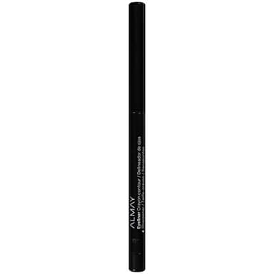 Almay All-Day Eyeliner Pencil, Hypoallergenic, Cruelty-Free, Oil-Free, Fragrance-Free, Ophthalmologist Tested, Long Wearing and Water Resistant (Packaging May Vary), 205 Black, 0.01 oz