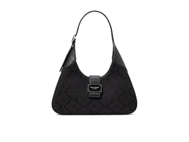 kate spade new york Spade Flower Jacquard Nouveau Small Shoulder Bag, Black Multi