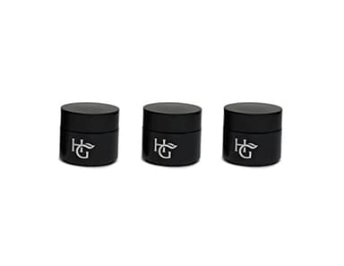 Herb Guard - Eighth Oz Ultra Violet Jar (50 ml) Airtight UV Protection Keeps Herbs Fresh for Months [3 Pack]