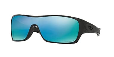 Oakley OO9307 Turbine Rotor Sunglasses+ Vision Group Accessories Bundle (Polished Black/Prizm Deep Water Polarized (930708))