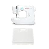 SINGER® M1500 Mechanical Sewing Machine + SINGER | Universal Hard Carrying Case for Most Free-Arm Portable Sewing Machines, Non-Slip Inner Tray, Sewing Machine Protection and Easy Storage