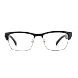 OOAVR Bluetooth Glasses,New Wireless Bluetooth Glasses,Smart Audio Glasses,Men's/Women's Indoor and Outdoor Entertainment Smart Glasses(Silver,Clear)
