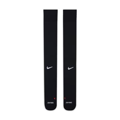 Nike Academy Over-The-Calf Soccer Socks, Black/White, Medium