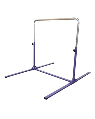 Tumbl Trak Adjustable Home Jr Kip Bar, Gymnastics Training Bar for Home and Gym, Purple