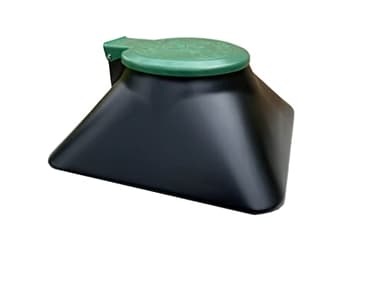 Doggie Dooley The Original In-Ground Dog Waste Disposal System, Black with Green Lid (3800X)