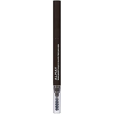 Almay Eyebrow Pencil with Eyebrow Brush, Easy to Achieve Brows, Hypoallergenic (Packaging May Vary), 802 Brunette