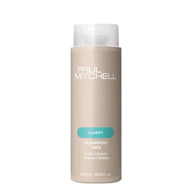 Paul Mitchell Shampoo Two, Clarifying Shampoo, Deep Cleanses + Removes Buildup, For All Hair Types, Especially Oily Hair, 10.14 fl. oz.