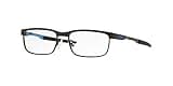 Oakley OY3002 Eyeglasses Bundle: OY 3002 300205 Steel Plate Xs Satin Black and Medium Black leash Accessory kit