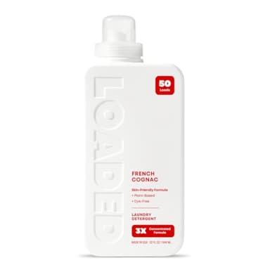 Loaded Laundry Detergent, Luxury Cologne Scented | 50 Loads | Leather & Oak | Skin-Friendly & Plant-Based | Made in USA | 32 oz