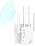 WiFi Extender Signal Booster for Home, WiFi Extender, Long Range up to 12880 Sq Ft and 105 Devices, Internet Extender WiFi Booster, WiFi Repeater with Ethernet Port, Signal Booster