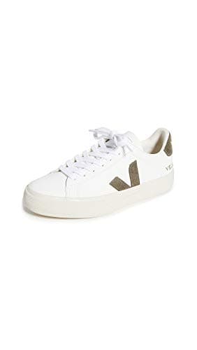 Veja Women's Campo Sneakers, Extra White/Khaki, 8 Medium US