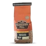 Fairhaven Mill Organic Whole Grain Bread Flour - High Protein Fine Ground - Contains Gluten - Ideal for Breads, Rolls & Artisan Loaves - 5 lbs Bag - 8501F