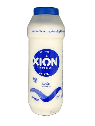 XION Sea Salt Crystal Iodized, 750g Shaker
