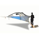 Tentsile Flite+ V3 Lightweight Camping Tent Hammock, Portable Treehouse for Backpackers, Backyards, Nature Lovers, Designed in The UK (Dark Grey)