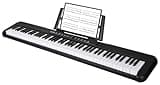 Digital Piano 88 Key Full Size Semi Weighted Electronic Keyboard Piano with Music Stand,Power Supply,Bluetooth,MIDI,for Beginner Professional at Home/Stage