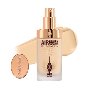 Charlotte Tilbury Airbrush Flawless Matte Foundation - Full Coverage Liquid Makeup with a Natural-Matte Finish - Smoothes & Blurs Pores - Waterproof & Transfer Resistant - 3 Cool