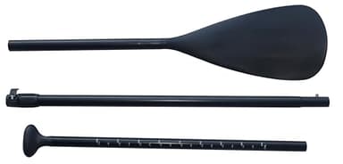 METER STAR 3-Piece Adjustable Aluminium SUP Paddle Board Paddles, Lightweight Stand Up Paddle Oars for Paddleboard, Adjustable Aluminum Alloy PU Coated Shaft 67"-83" for Surfing, Floating,Water Sport