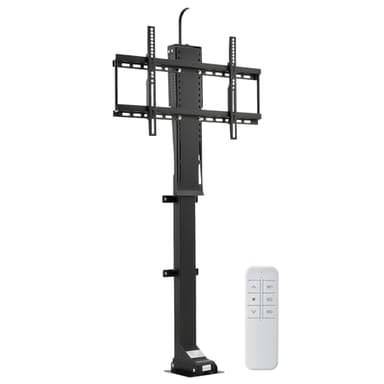 CO-Z Motorized TV Lift for 32" to 70" TVs up to 600x400 VESA, Height Adjustable TV Stand and Wall Mount with Remote Control and Memory Setting, Automatic Lift for Home Office