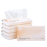 Car Tissue Refills 300 Sheets Facial Tissues Refills for Car Visor Tissue Holder, Travel Tissue Tubes Box Container Perfect Fit for Car Tissues Cylinder