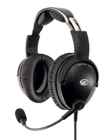 LIGHTSPEED Zulu 4 ANR Aviation Headset - with Dual Bluetooth and FrameFit™ Ear Seals (GA Dual Plugs)
