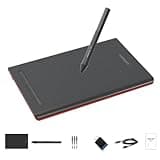 LetSketch Graphics Drawing Tablet, 8.26 * 5.5 Inches Digital Tablet with 8192 Levels Baterry-Free Stylus & Customize 5 Hotkeys, Compatible with Windows/Android Teachers Students