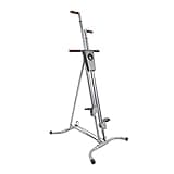 Vertical Stair Climber, Climber Exercise Machine Full Body Workout Heavy Duty Folding Climbing Machine Fitness Stair Climber with LCD Monitor Adjustable Stepper Climber Exercise