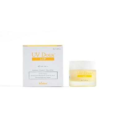 Brinton UV Doux Lip Balm SPF40 | Hydrates and Protects Lips with Almond Oil, Olive Oil and Vitamin E