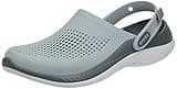 Crocs Unisex LiteRide 360 Clogs, Light Grey/Slate Grey, 6 Men/8 Women