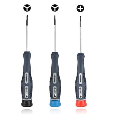 OCTODER Triwing Screwdriver for Nintendo Switch, Tri Wing Magnetic Tip Screwdriver Repair Tool Set, PH00 Y0 Y00 Cross Wing Precision Screw Driver Compatible with NS Switch Controller