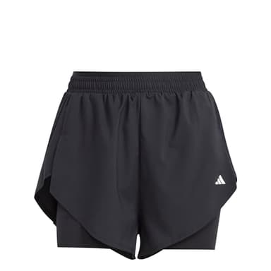 Adidas Women's Designed for Training 2-in-1 Shorts, Black, Large