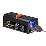 Electric Mouse Trap, Rat Traps Indoor for Home, Electronic Humane Mouse Killer with Powerful Voltage, Effective Mouse Zapper for Rats and Mice - No Touch Reusable Rat Zapper to Protect Your Home