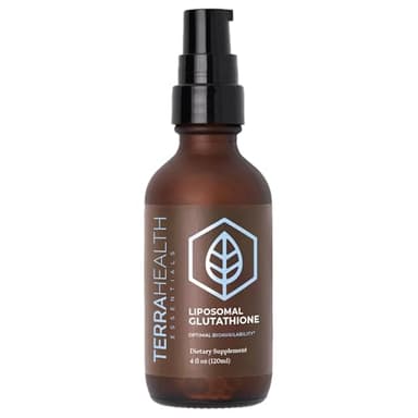 Terra Health Essentials - Liposomal Glutathione - Supports Immunity, Skin, Hair, and Healthy Aging - Maximum Absorption Glutathione Supplements - 30 Day Supply, 2oz