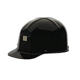 MSA 82769 Comfo-Cap Safety Hard Hat with Staz-on Pinlock Suspension | Polycarbonate Shell, Non-Slotted W/ Lamp Bracket and Cord Holder - Standard Size in Black