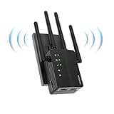 GEYILO WiFi Extender with Ethernet Port, Covers Up to 12880 Sq.ft and 105 Devices, WiFi Extender Signal Booster with Dual Band 5GHz/2.4GHz, Long Range WiFi Repeater for Home, WiFi Booster Extender