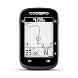 COOSPO CS500 Bike Computer Wireless, 2.6 Inch LCD GPS Cycling Computer with Route Navigation, Bluetooth5.0 ANT GPS Bicycle Speedometer with Auto-Backlight, Support Bike Radar & 45H Battery Life