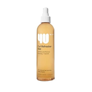 4U by Tia Curl Refresher Mist for Curly, Kinky, Coily 3A-4C Hair - Rosemary and Hemi 15, 8 fl oz