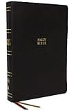 NKJV Holy Bible, Super Giant Print Reference Bible, Black Genuine Leather, 43,000 Cross References, Red Letter, Comfort Print: New King James Version