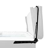 CAtArt Upgrade Hydraulic Spa Cover Lifter, Hot Tub Cover Lifts, Pivot Top Mount Spa, Dual-Coated Rust Resistant, Adjustable Reinforced Brackets (Fits 71"-101" Wide, 36"-46" Height Tubs)