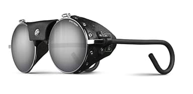 Julbo Vermont Classic Heritage Sunglasses - Chrome / Black Frame - Brown w/ Silver Mirror Lens (Spectron 4)