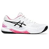ASICS Women's Gel-Dedicate 8 Pickleball White/Hot Pink 8.5 B (M)
